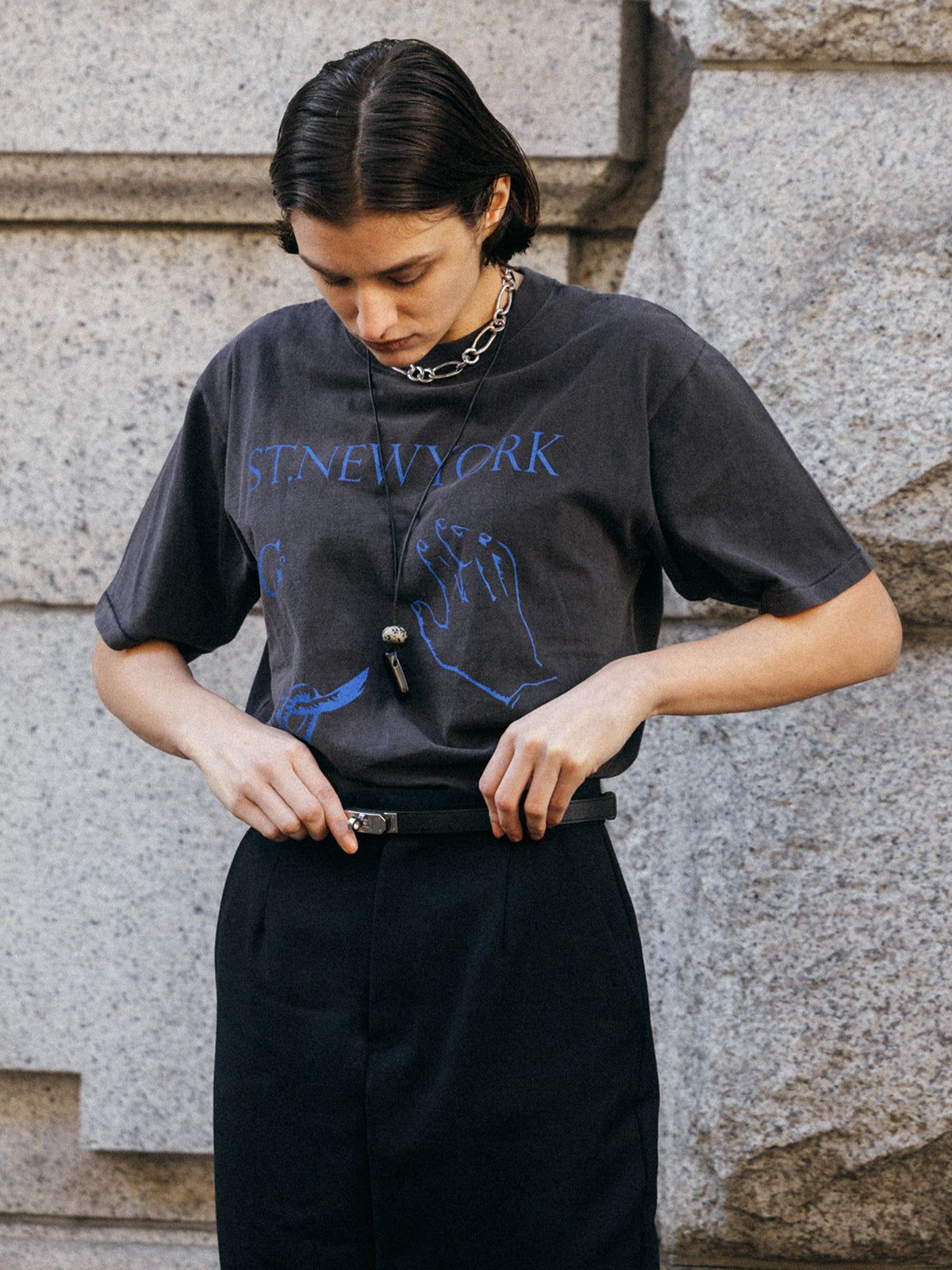 パーマネント Tシャツ (NEWYORK) PARMANENT TEE (NEWYORK) /  26SS