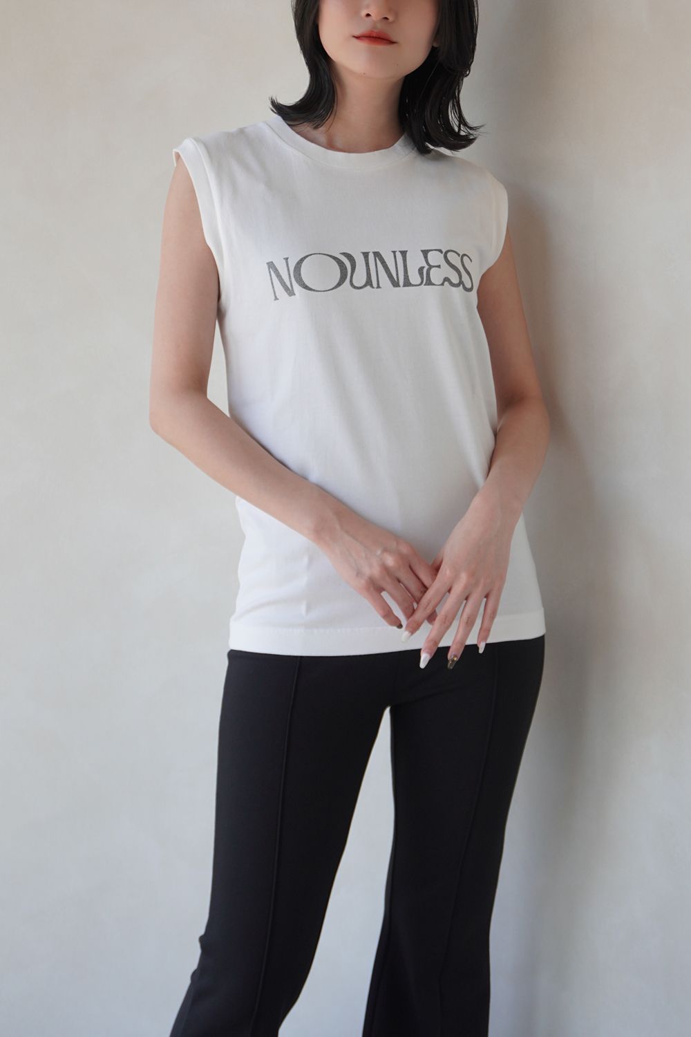 トップス NOUNLESS BOTANICAL DYE TANK TOP NOUNLESS(ナウンレス)のNOUNLESS BOTANICAL DYE TANK TOP通販