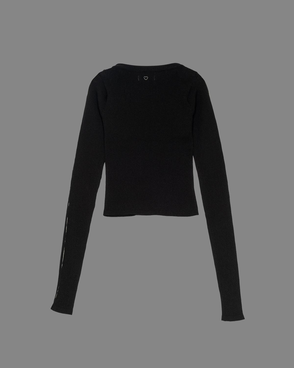 Rib Football Knit / リブフットボールニット (ブラック) / レディース