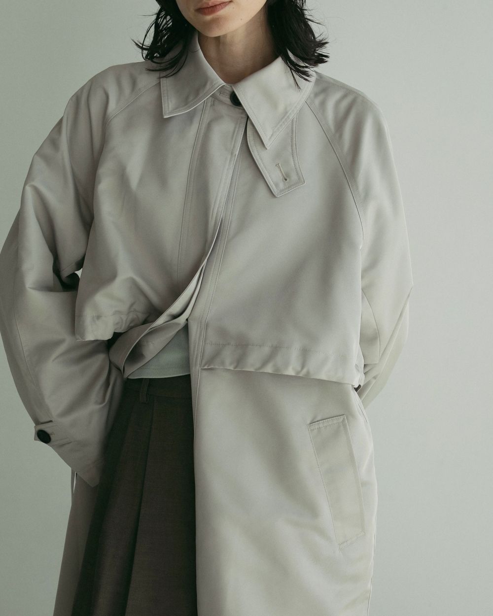 ànuke - Twill Soutiencollar Coat / ツイルステンカラーコート