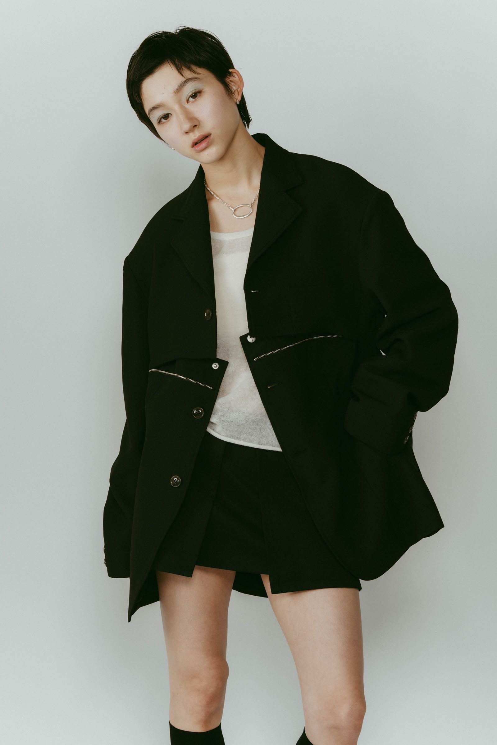 custom dad jacket / カスタムダッドジャケット (ブラック) / 25AW
