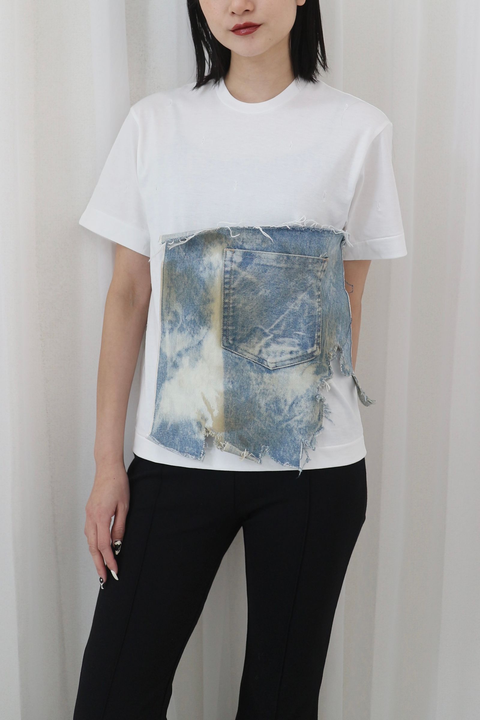 UN3D. - MA-1 DETAIL T-SH / MA-1ディテールTシャツ (ミックス UN3D. - MA-1 DETAIL T-SH / MA-1ディテールTシャツ (ミックス