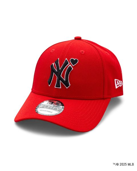 BASICKS x New Era® x MLB™ 9FORTY™ New York Yankees Cap / ヤンキース キャップ (レッド)
