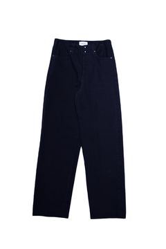 THE JEAN TROUSERS / デニムトラウザー (オーバーダイブラック) / メンズ