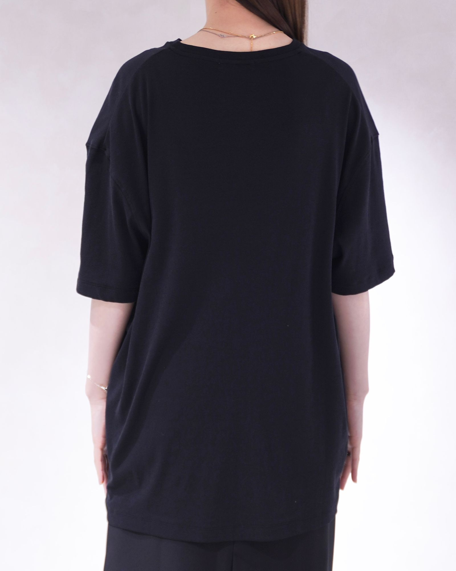 シアーオーバーTシャツ (ブラック) Sheer Over T-Shirts (Black) / 26SS