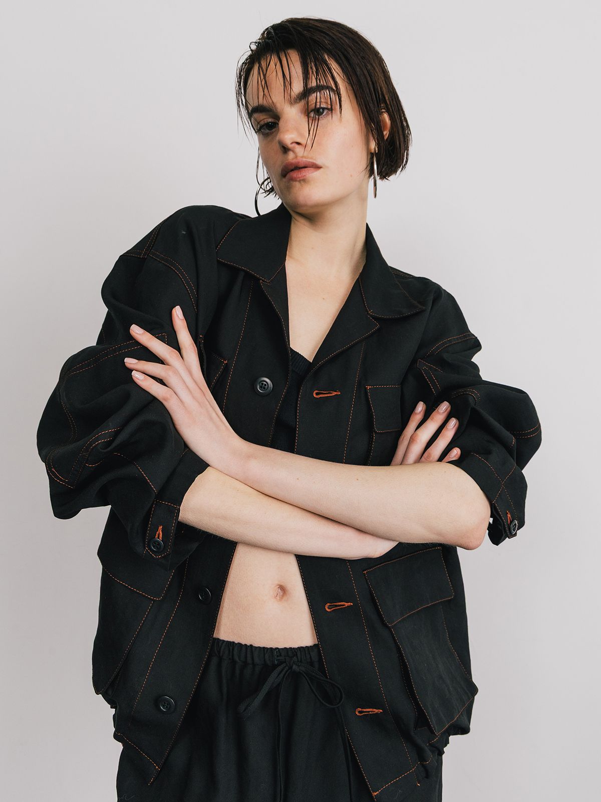【25SS】TENCEL BDU JACKET / テンセルBDUジャケット (ブラック)