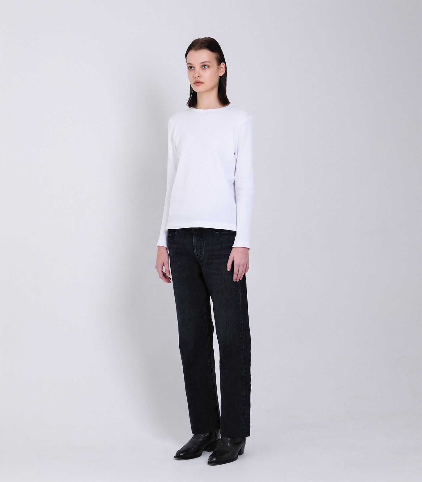 ニュークラシック ジーントラウザーズ (ブラック) NEW CLASSIC JEAN TROUSERS (Black) /デニムパンツ / ジーンズ / メンズ / ユニセックス