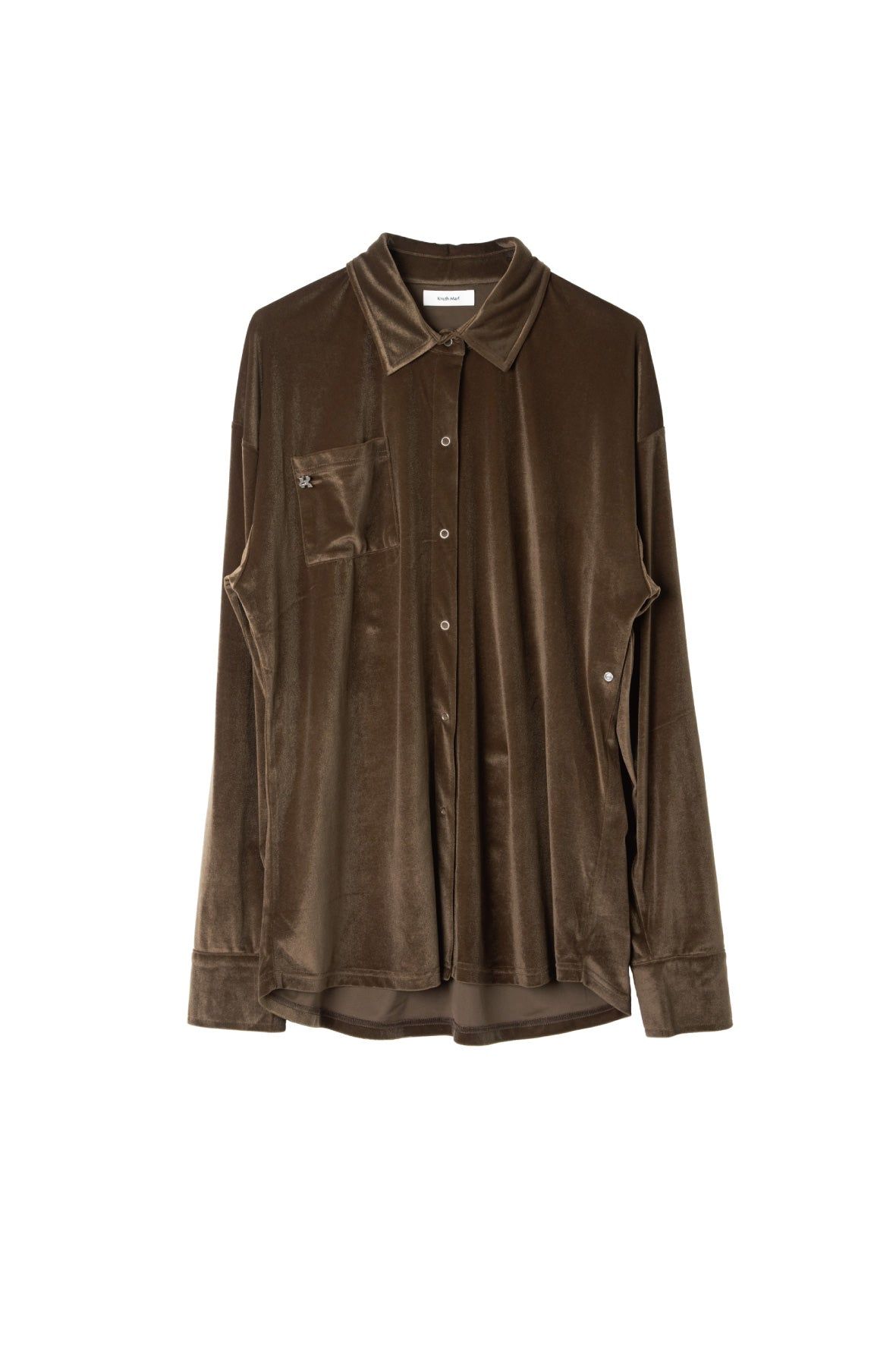 2ウェイ ベロアシャツ (ブラウン) 2way velour shirt (Brown) / 26AW