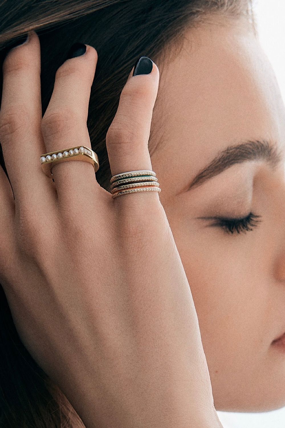 STRING PEARL RING / ストリング パール リング STERLING SILVER 925 (シルバー)