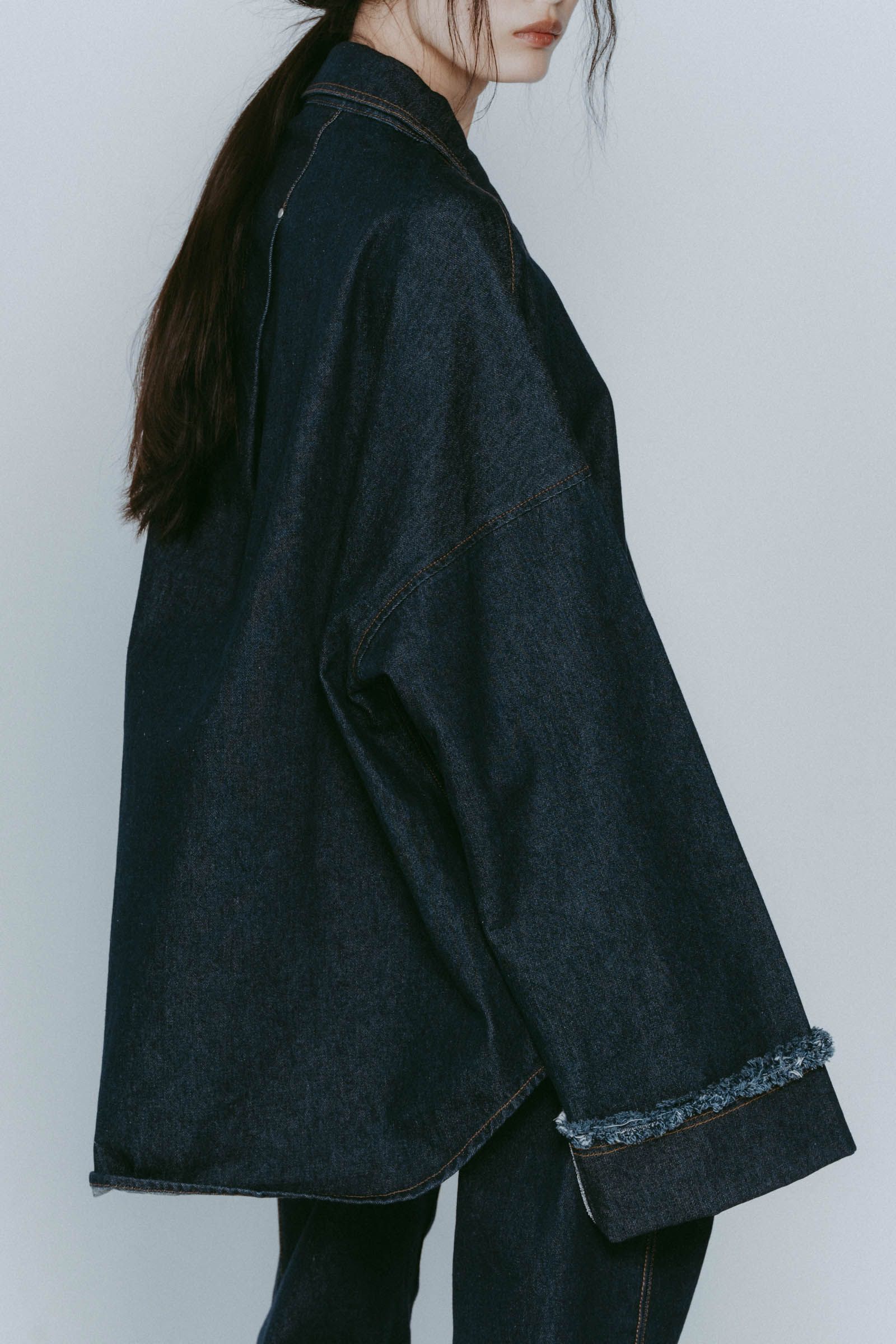 denim over shirt jacket(unisex) / デニムオーバーシャツジャケット (インディゴ) / 25AW