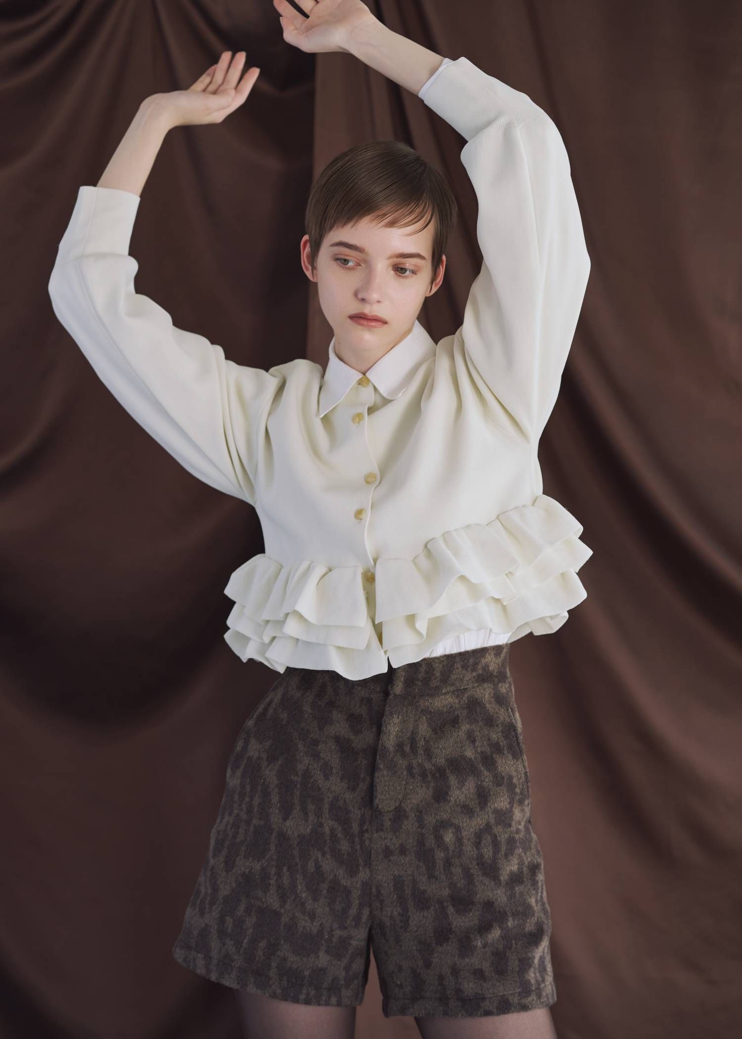 レオパード ブラッシュ ショートパンツ (タン) leopard brushed S/PT (Tan) /  26SS