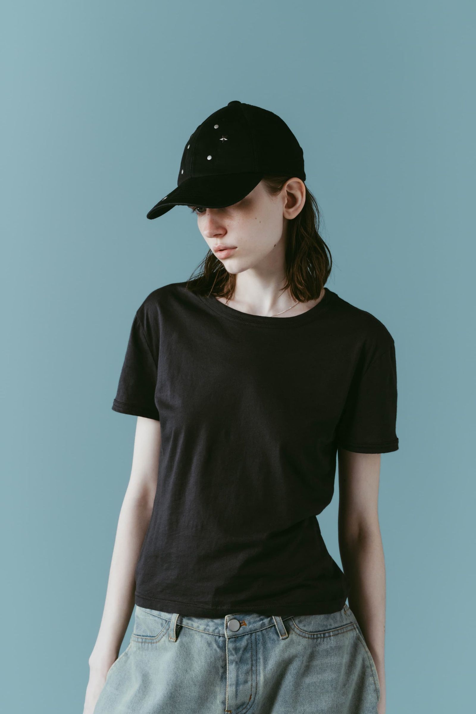 スタッズキャップ (ブラック) studded cap (Black) /  26SS