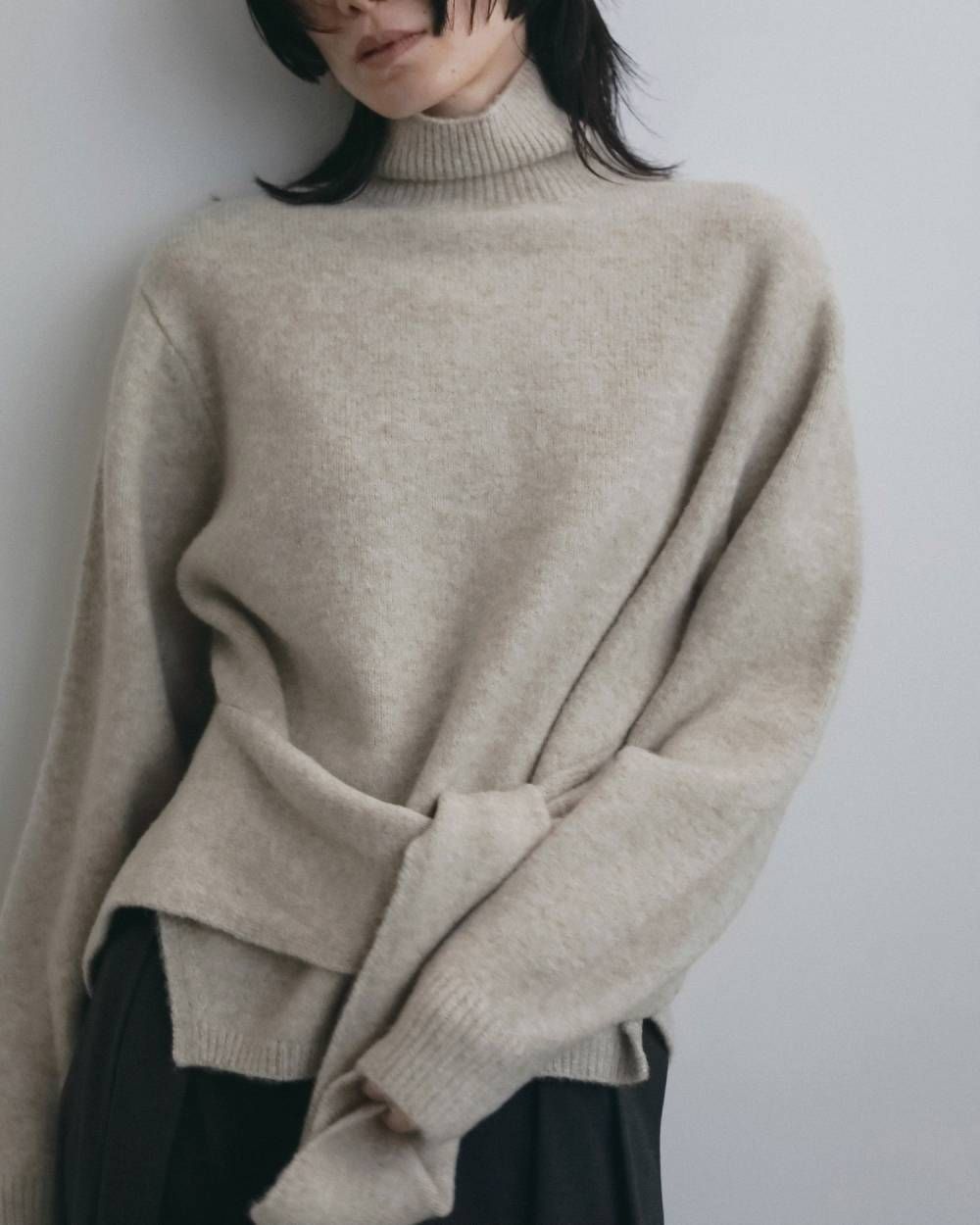 レイヤードソフトニット (ベージュ) Layered Soft Knit (Beige) / 26AW 【6月29日まで期間限定予約】