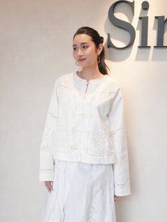 【25AW】VENEZIA LACE BLOUSE / ヴェネツィアレースブラウス (ホワイト)