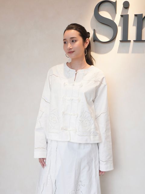【25AW】VENEZIA LACE BLOUSE / ヴェネツィアレースブラウス (ホワイト)