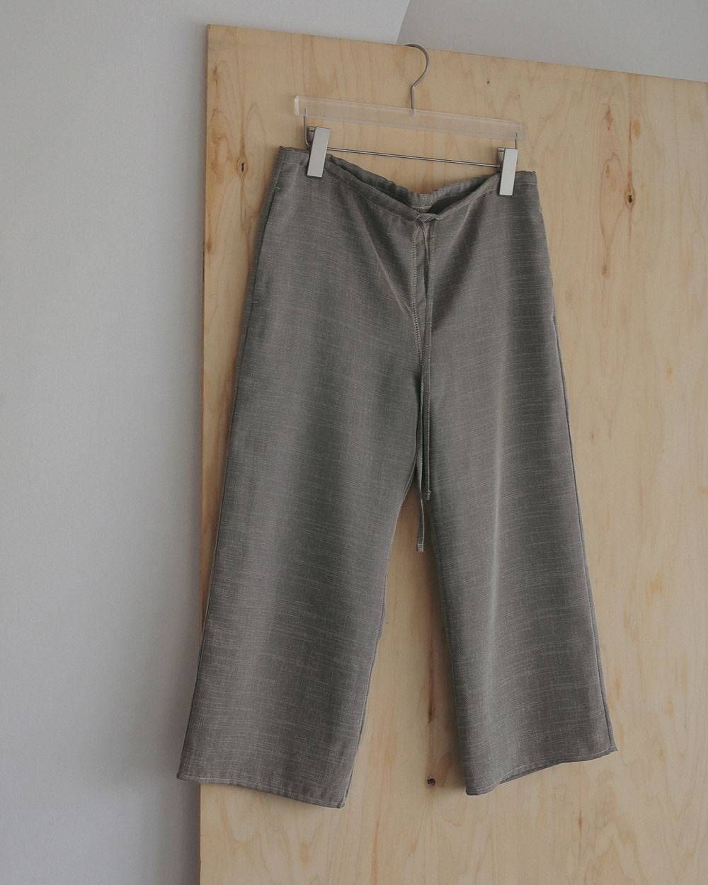 ツイードメッシュ カプリパンツ (グレージュ) Tweed Mesh Capripants (Graige) / 27SS