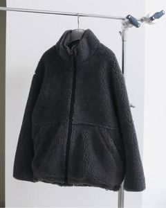 ボアジップブルゾン (チャコールグレー) Boa Zip Blouson (Charcoal gray) / 26AW 【6月29日まで期間限定予約】