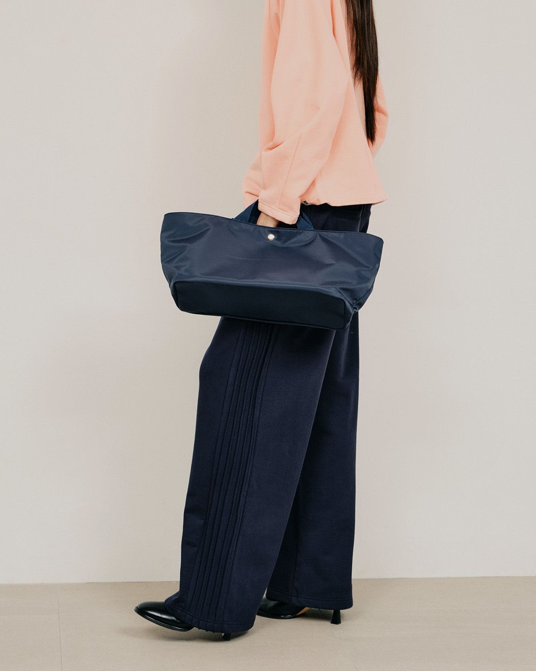 pin tuck sweat pants / ピンタックトスウェットパンツ (ネイビー) / 25AW