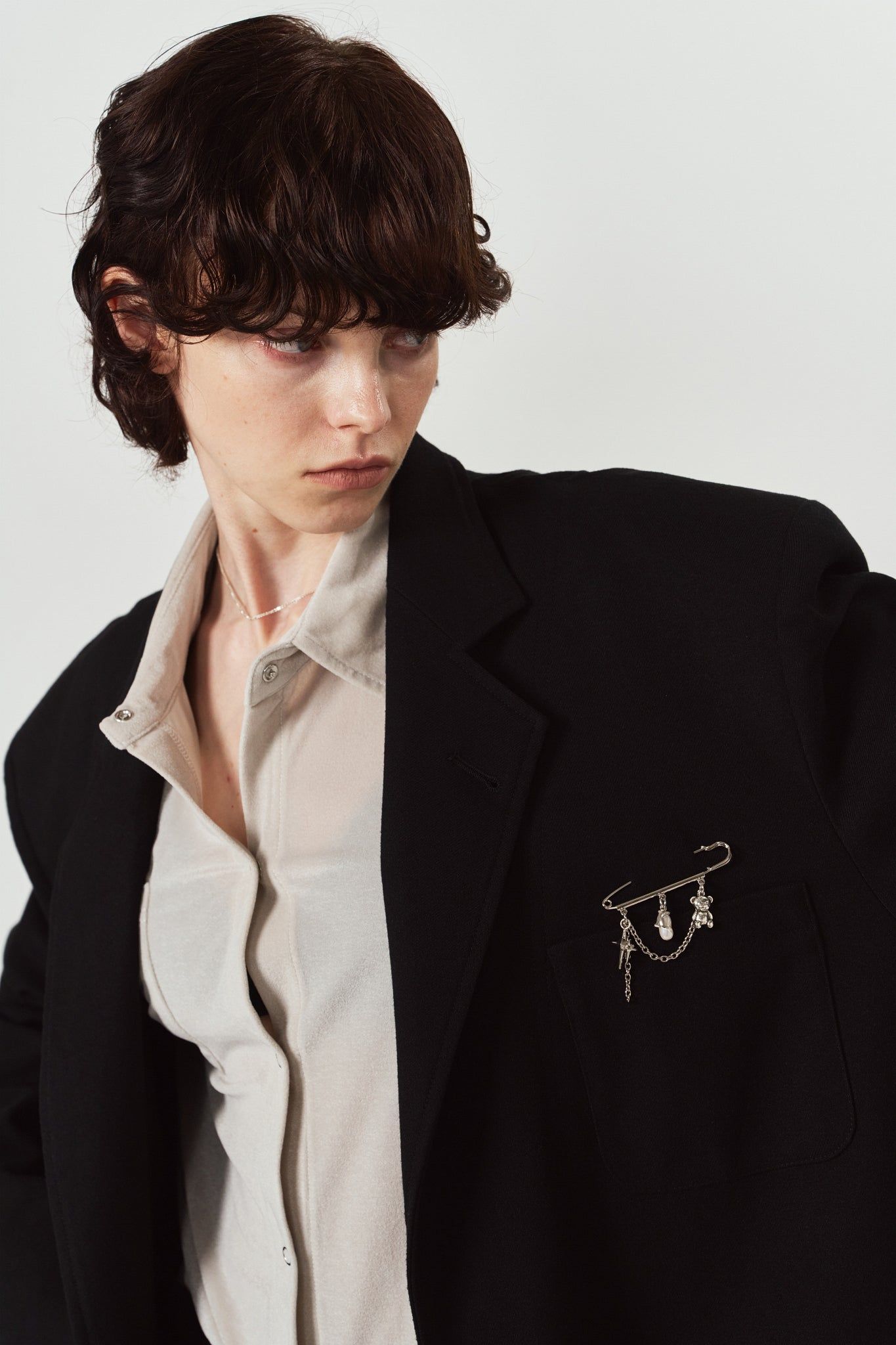 ユーティリティジャケット (ブラック) curve utility jacket(unisex) (Black) / 26AW