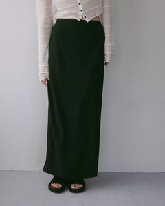 ジョーゼットペンシルスカート (ブラック) Georgette Pencil Skirt (Black) / 27SS
