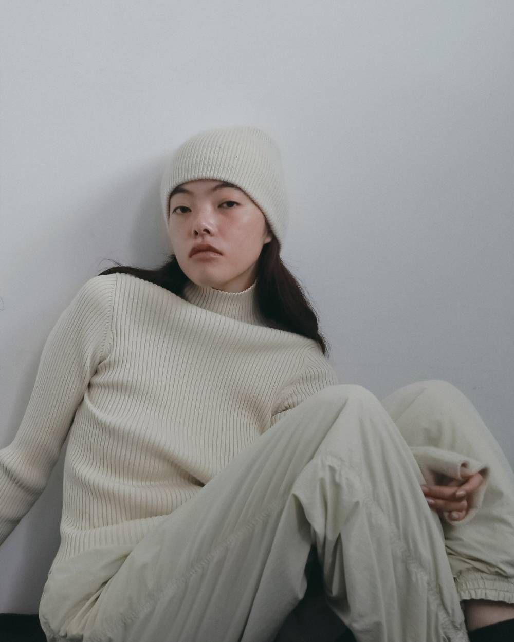 ラクーンニット ビーニー (アイボリー) Raccoon Knit Beanie (Ivory) / 26AW 【6月29日まで期間限定予約】