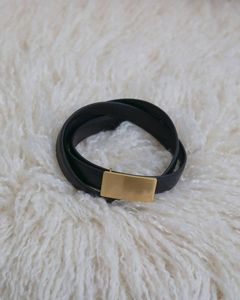 リバーシブルベルト (ゴールド) Reversible Thin Belt (Gold) / 26AW 【6月29日まで期間限定予約】