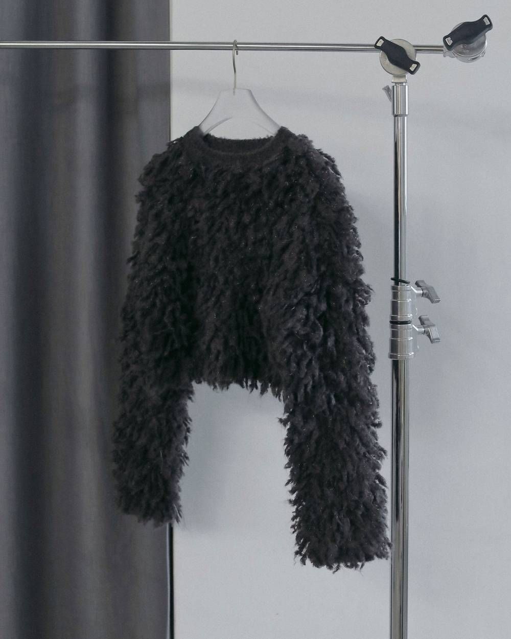 ループニットトップス (チャコールグレー) Loop Knit Tops (Charcoal gray) / 26AW 【6月29日まで期間限定予約】