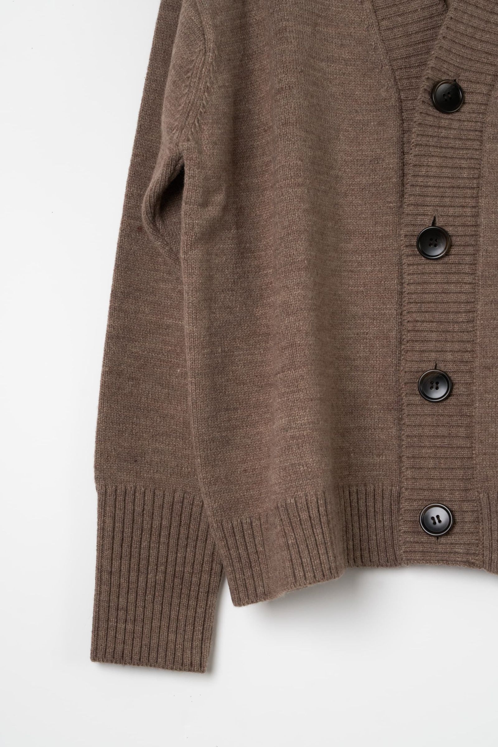 2ピース カーディガン (ブラウン) 2-piece cardigan (Brown) / 26AW