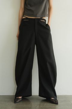 spaghetti pants / スパゲッティパンツ (ブラック)