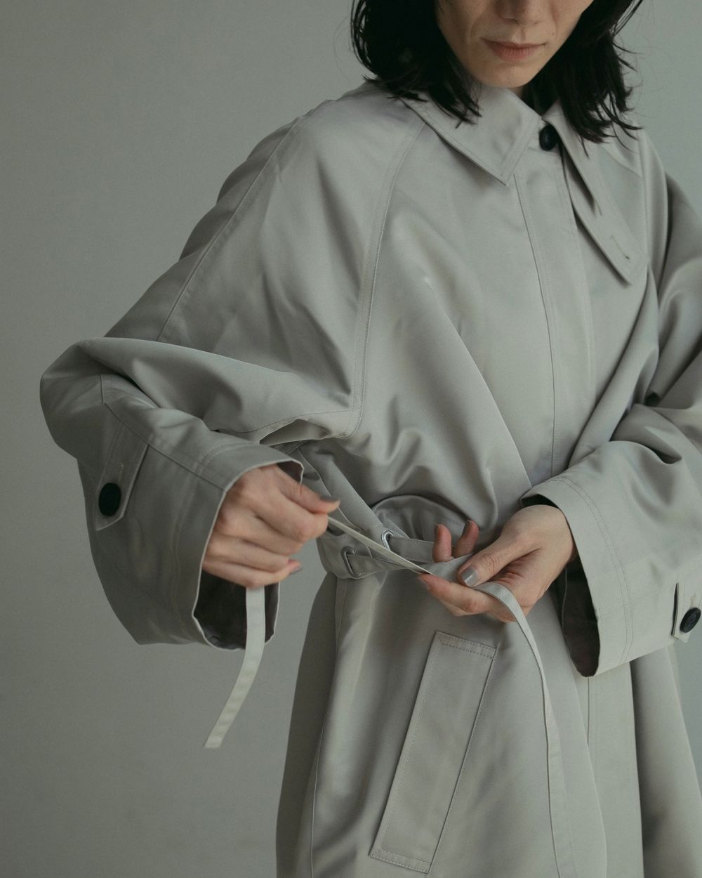 ànuke - Twill Soutiencollar Coat / ツイルステンカラーコート
