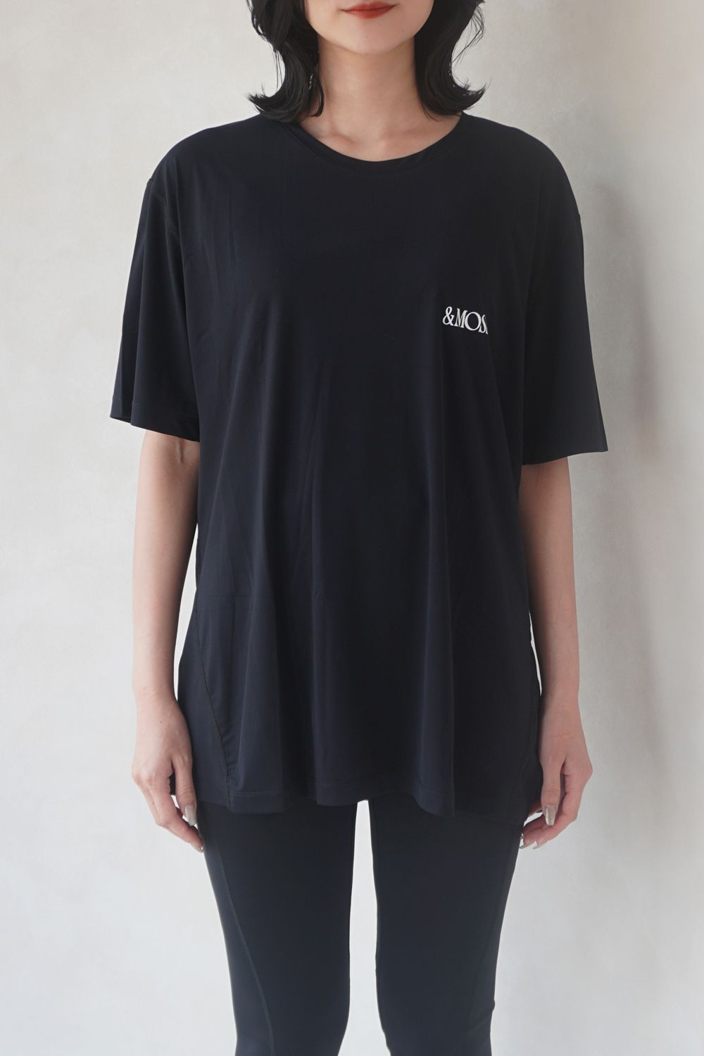 SMOOTH TOUCH CREW NECK T-SHIRTS / スムースタッチ クルーネック Tシャツ (ブラック) / ユニセックス
