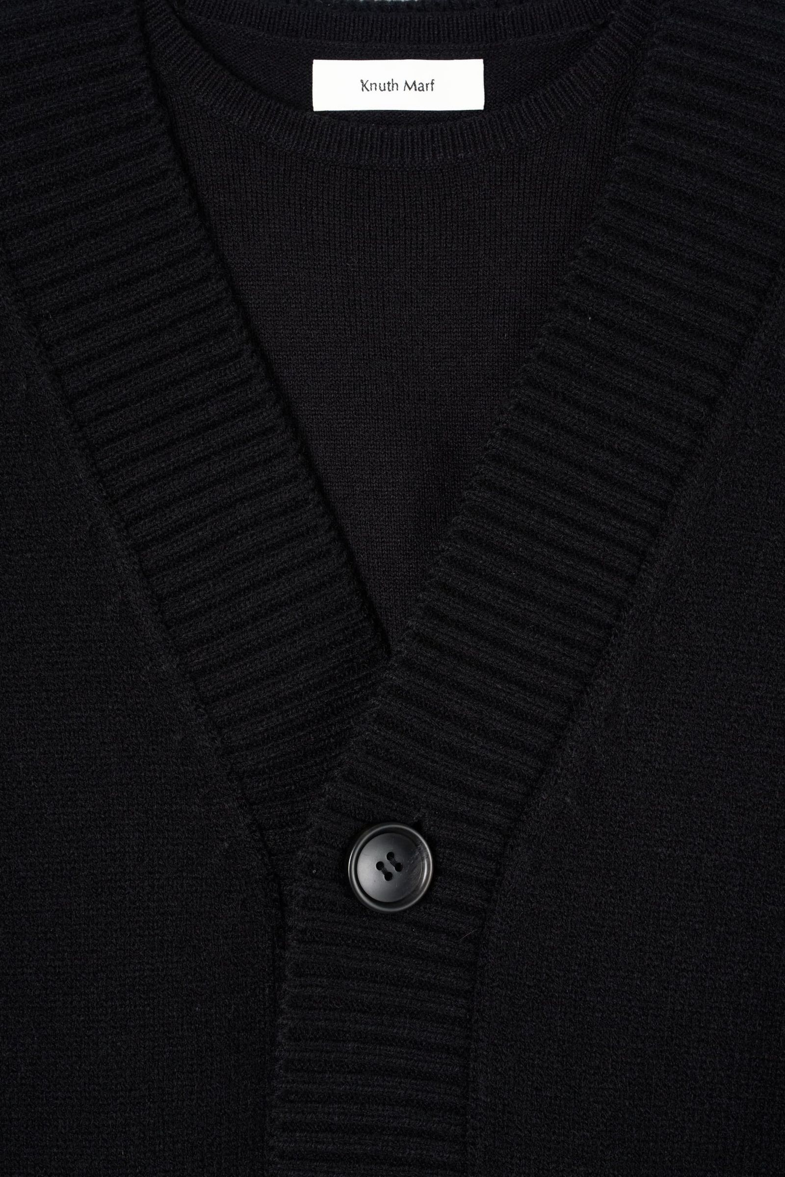 2ピース カーディガン (ブラック) 2-piece cardigan (Black) / 26AW