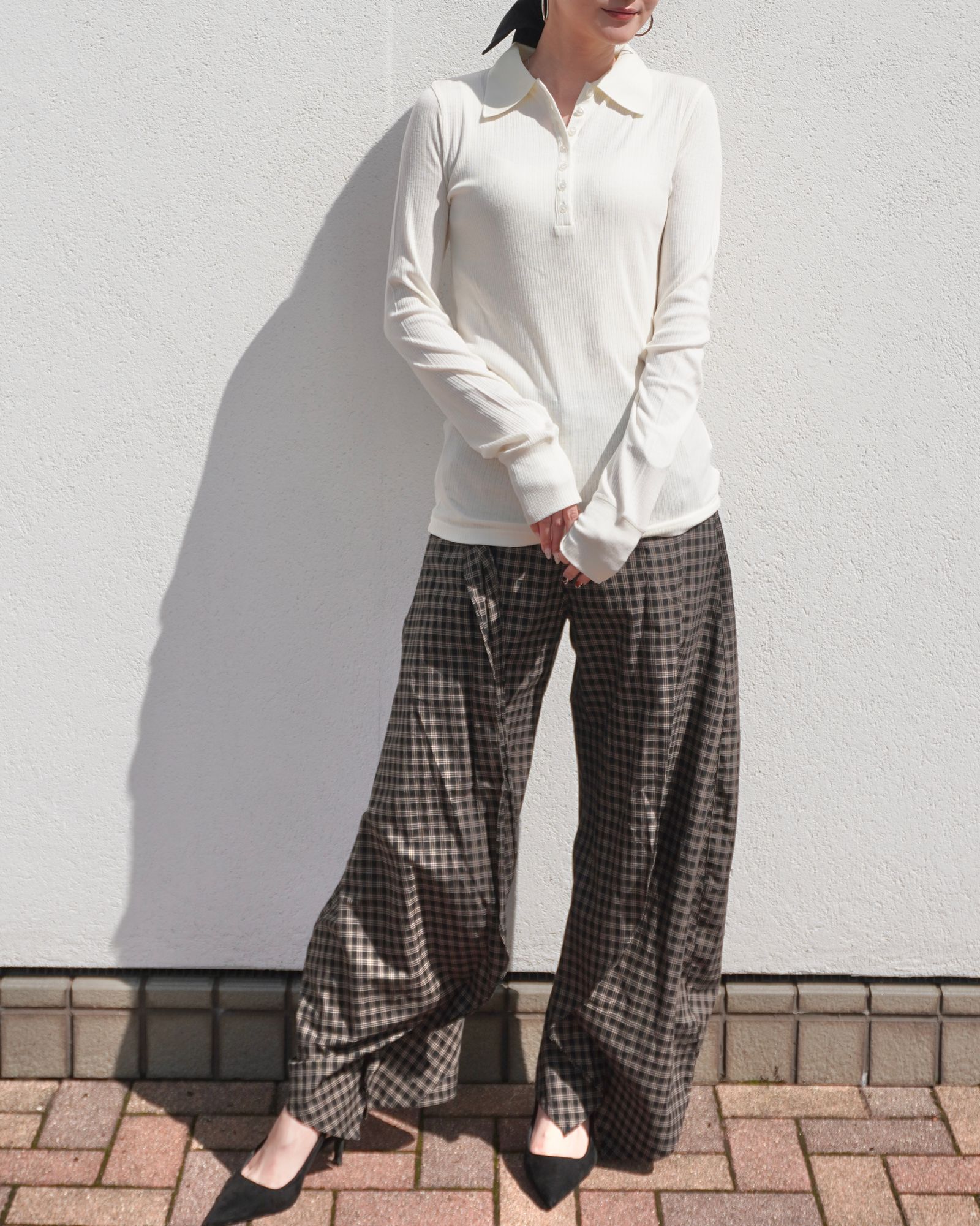 【25AW】ROLAND POLO / ローランポロシャツ (ホワイト)