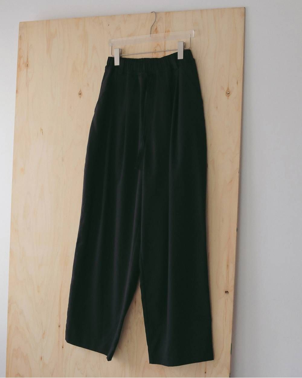 リネンラフパンツ (ブラック) Linen Rough Pants (Black) / 27SS