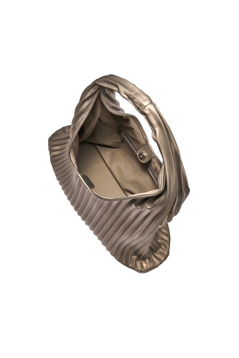 leather pleats bag (Silver) / レザープリーツバッグ (シルバー) / 26SS