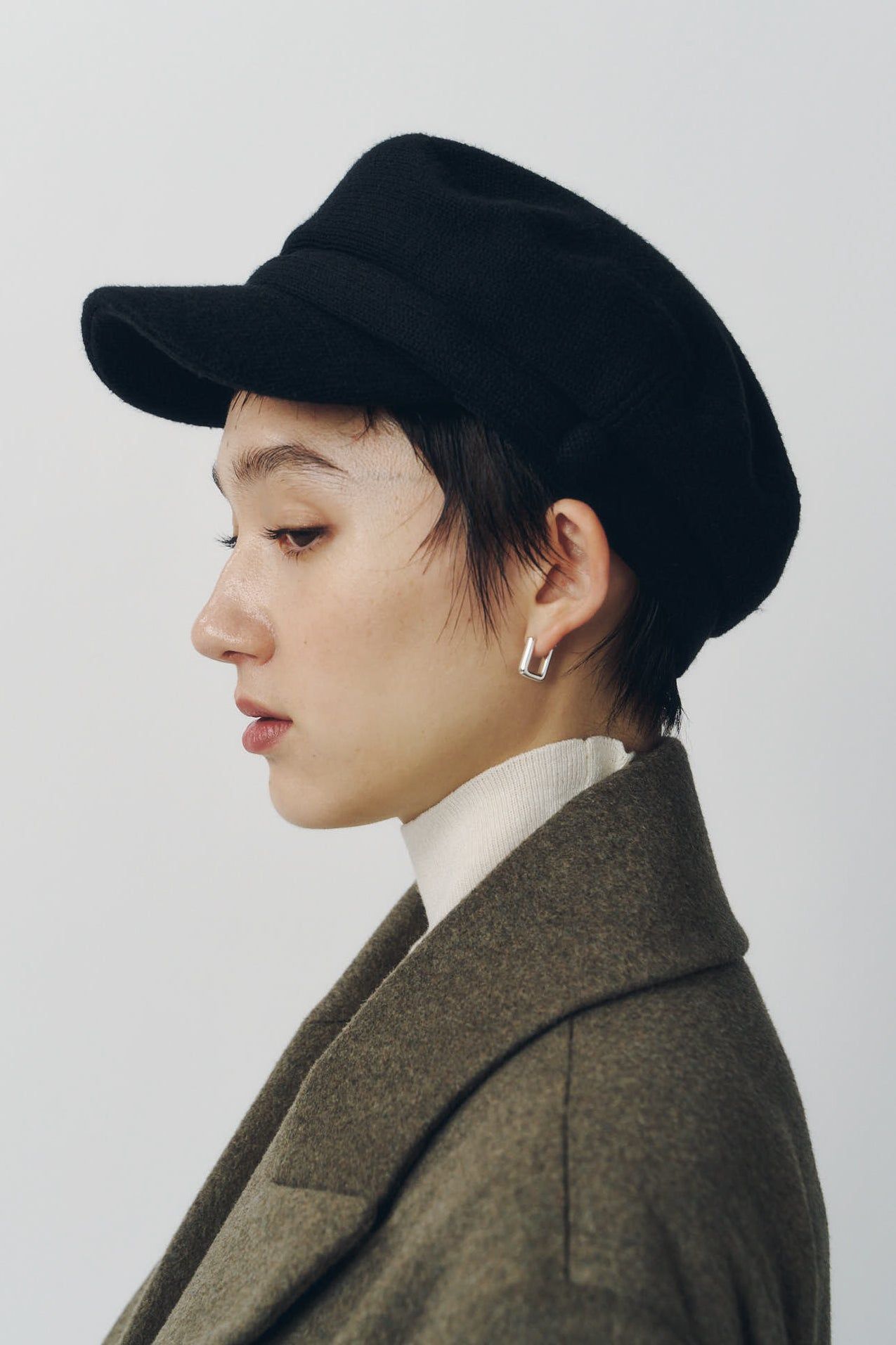 キャスケット (ブラック) casquette (Black) / 26AW
