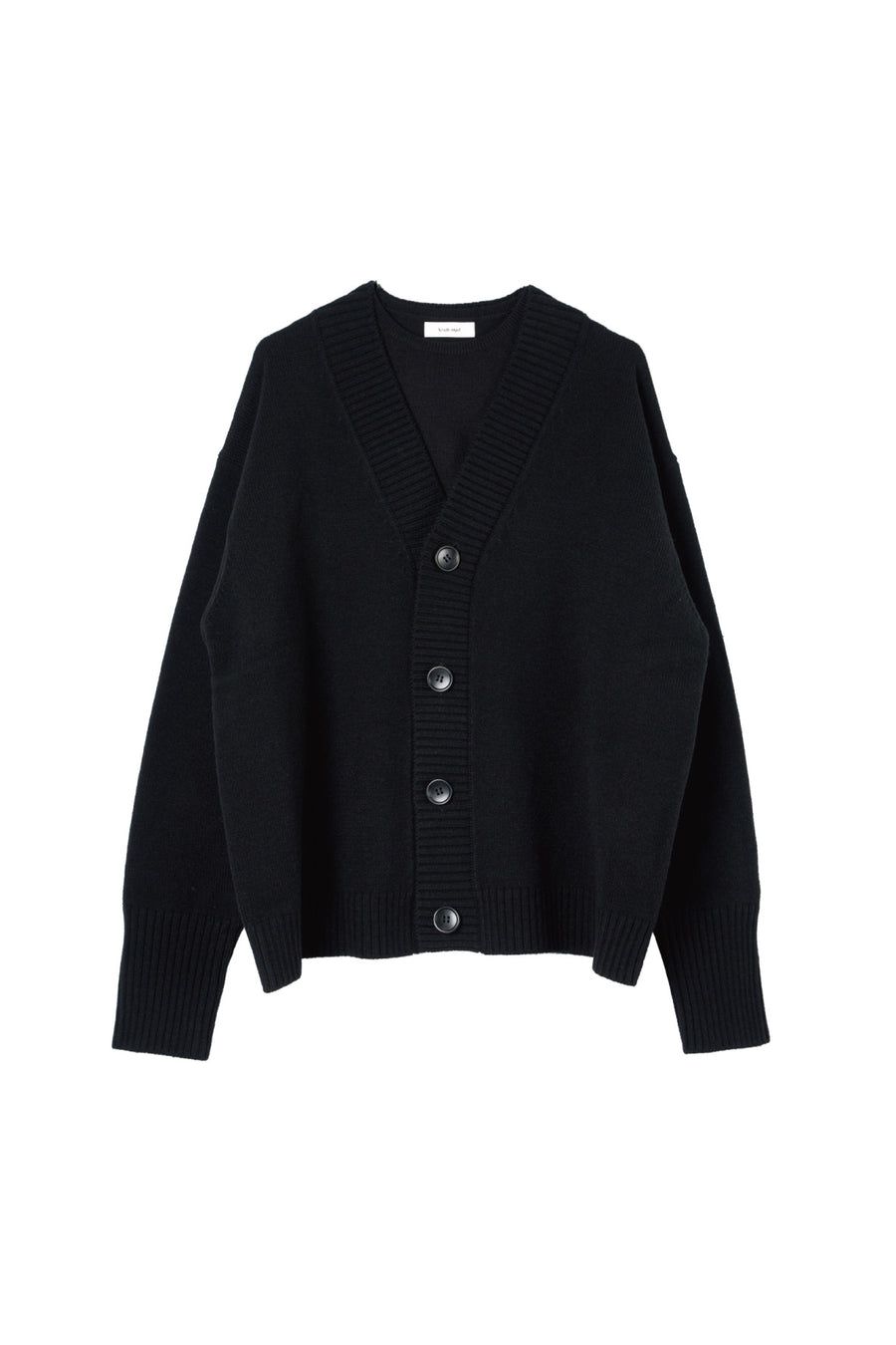 2ピース カーディガン (ブラック) 2-piece cardigan (Black) / 26AW