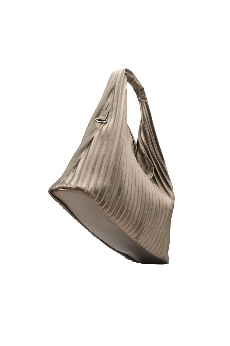 leather pleats bag (Silver) / レザープリーツバッグ (シルバー) / 26SS
