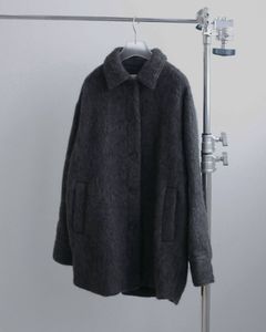 シャギーオーバージャケット (チャコールグレー) Shaggy Over Jacket (Charcoal gray) / 26AW 【6月29日まで期間限定予約】