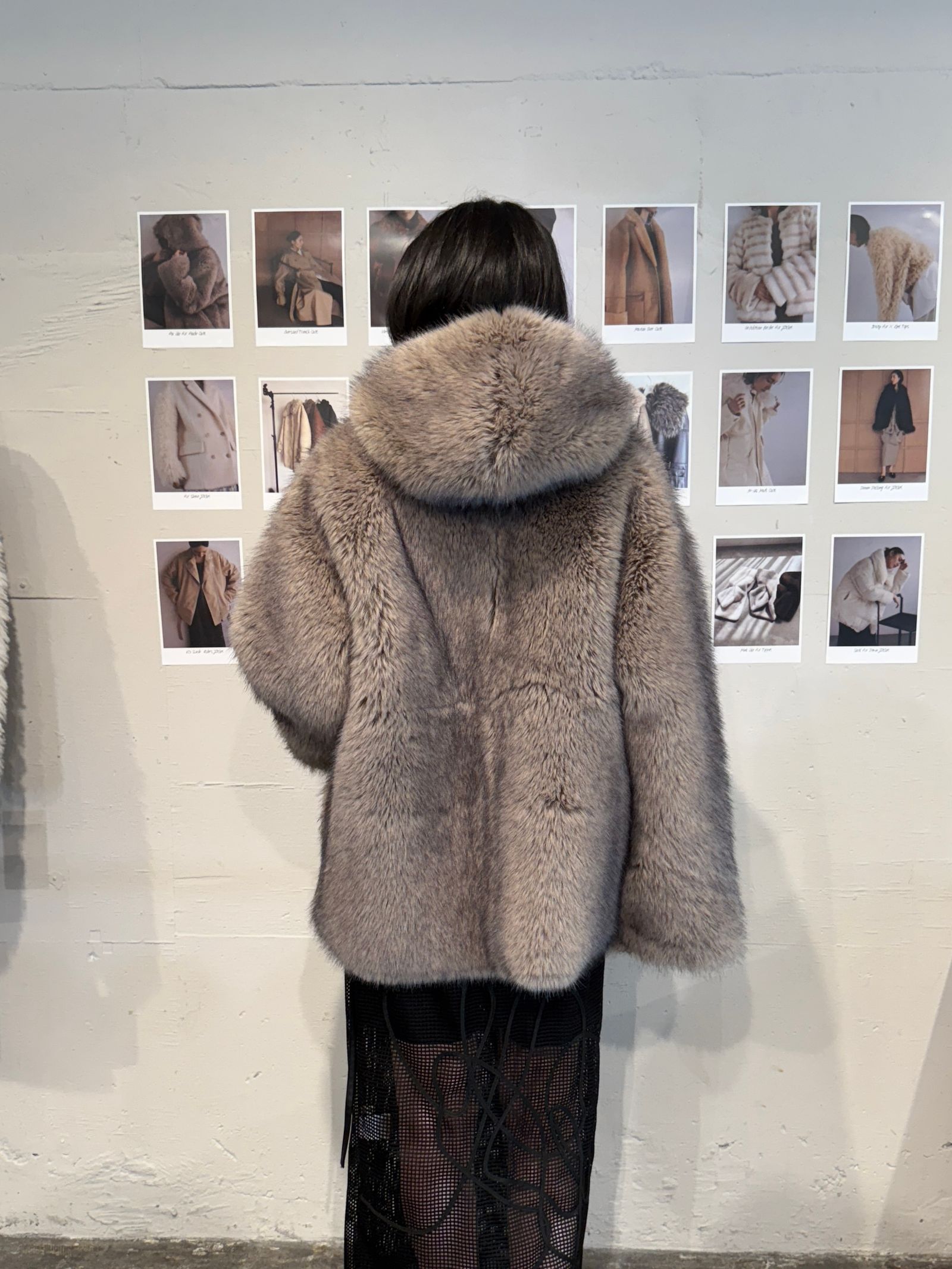 THINK FUR ふわふわ　ファーコート　ベージュ　美品 THINK FUR ふわふわ ファーコート ベージュ 美品安く 買う