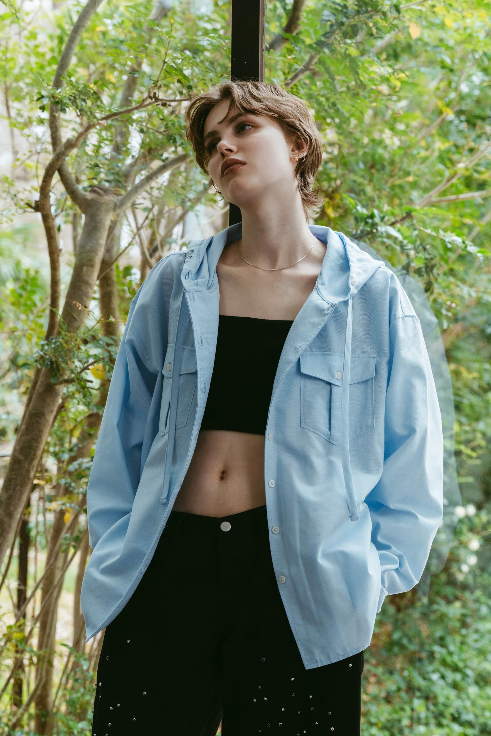UVプロテクション フーディ (ブルー) UV protection hoodie(unisex) (Blue) /  26SS