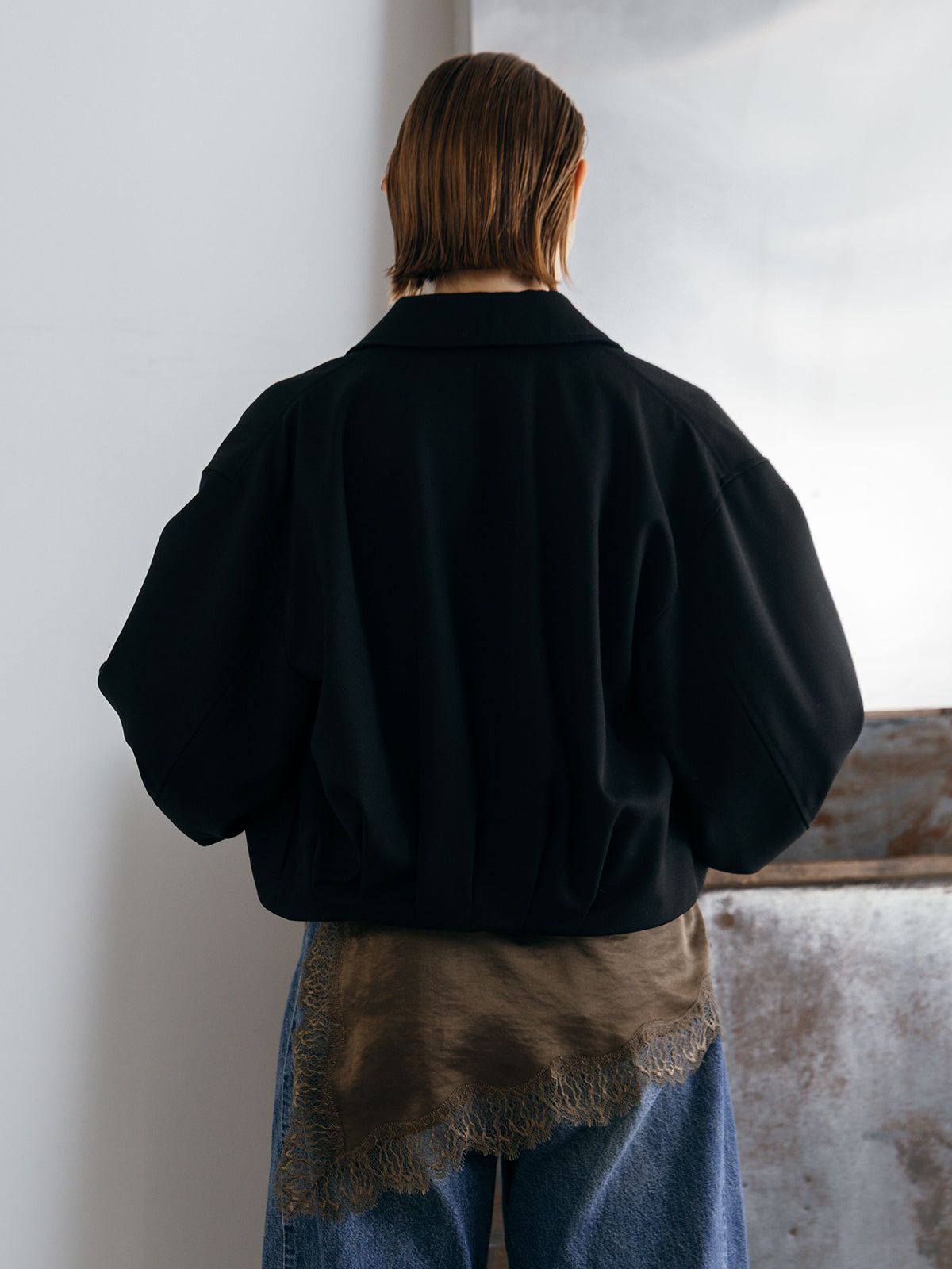 ICHIGUN TUCK JACKET / イチグン タックジャケット (Black) / 26SS
