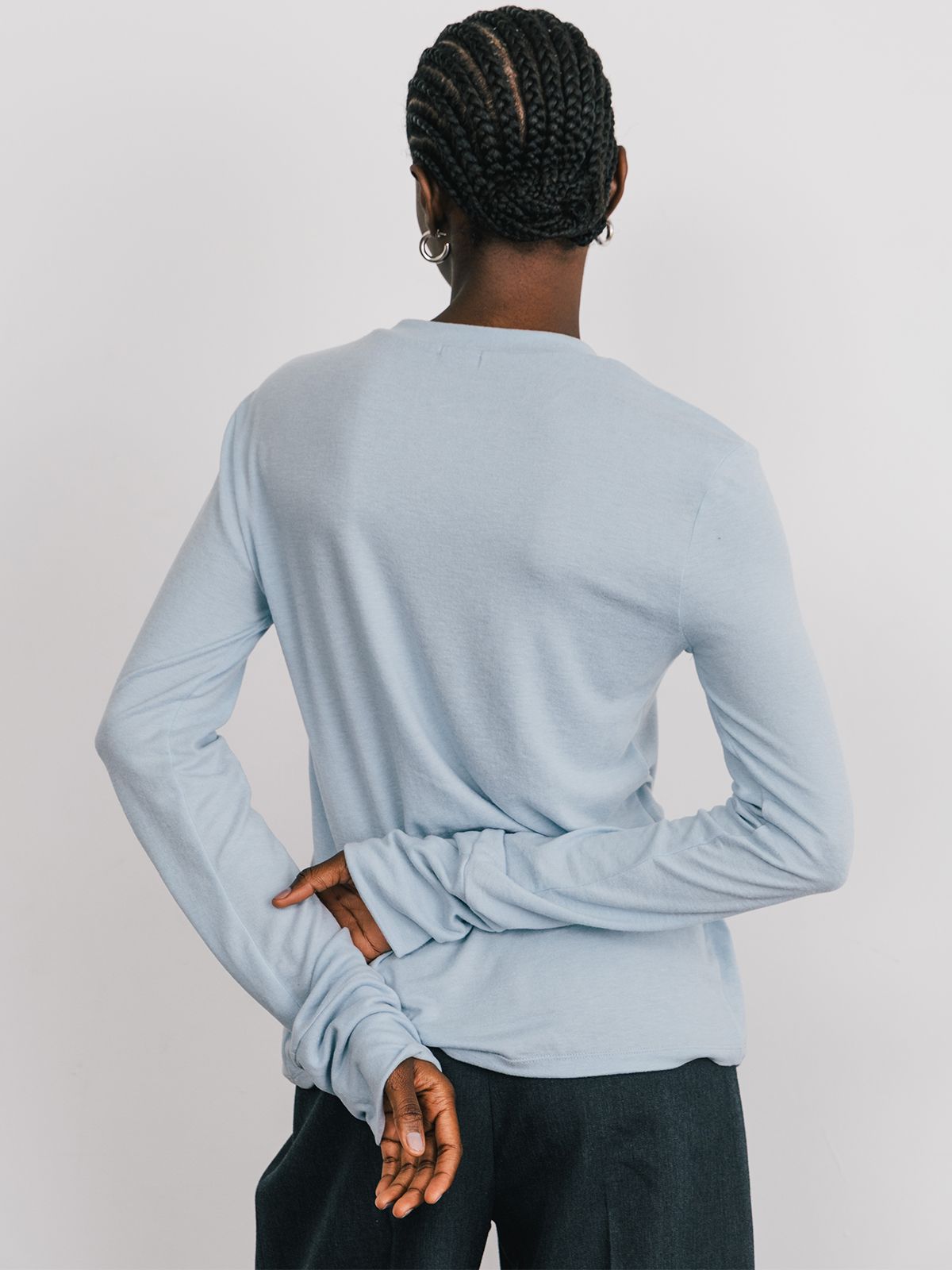 【25SS】SMOOTHY CARDIGAN / スムージーカーディガン (サックス)
