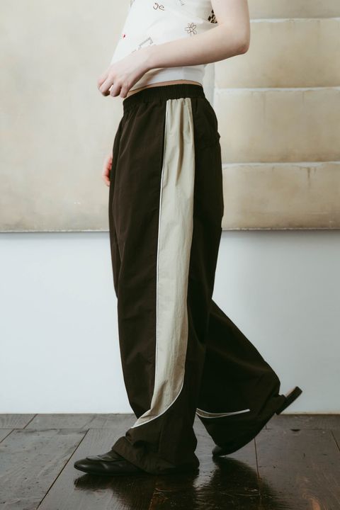 ナイロンイージーパンツ (ブラウン) nylon easy pants(unisex) (Brown) /  26SS