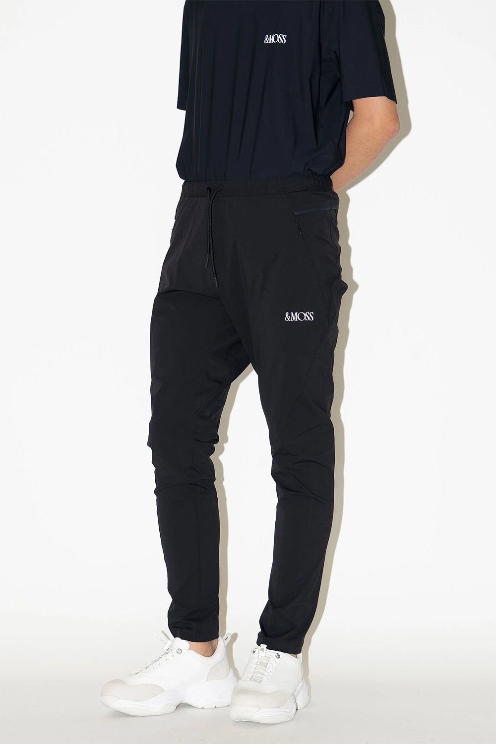 【残り1点】2WAY STRETCH TAPARED PANTS / ストレッチ テーパードパンツ (ブラック) / メンズ