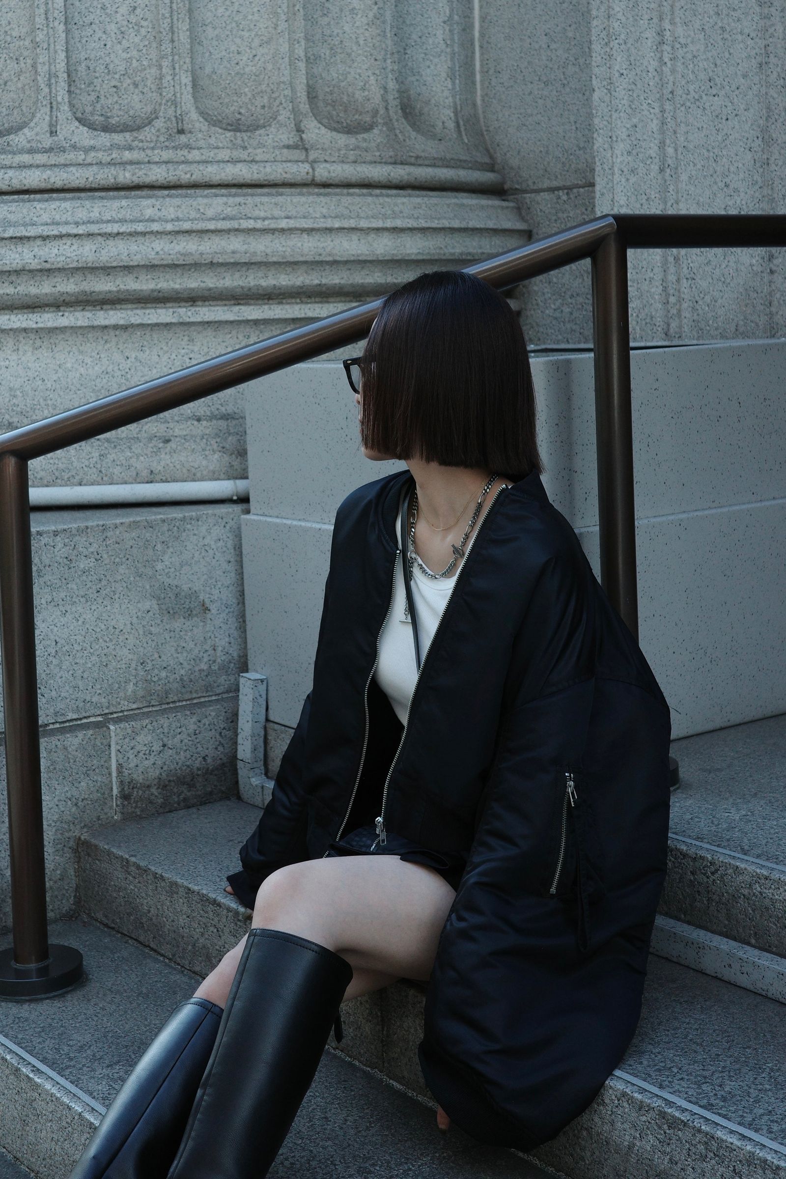 Nylon MA-1 (ブラック)