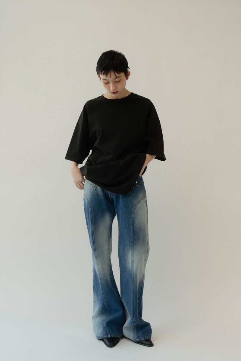 Knuth Marf - bell bottom denim pants(unisex) / ベルボトム