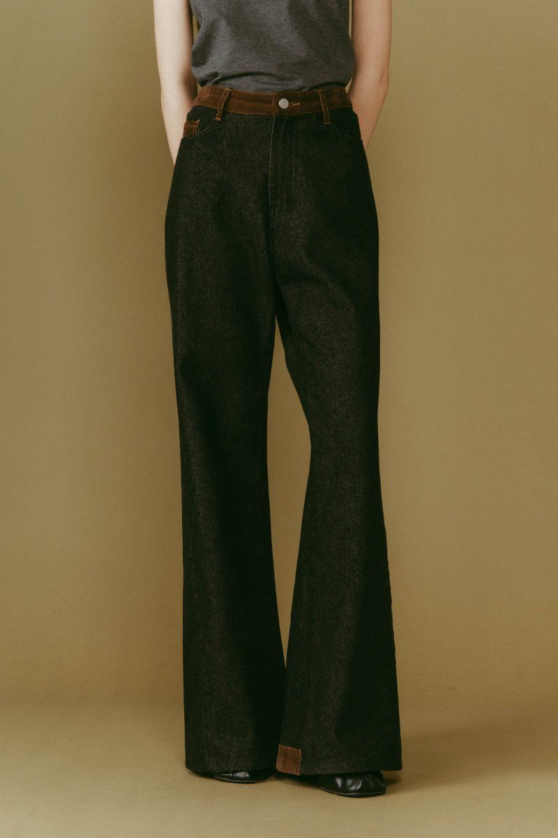 denim baggy pants(unisex) / デニムバギーパンツ (ブラック) / 25AW
