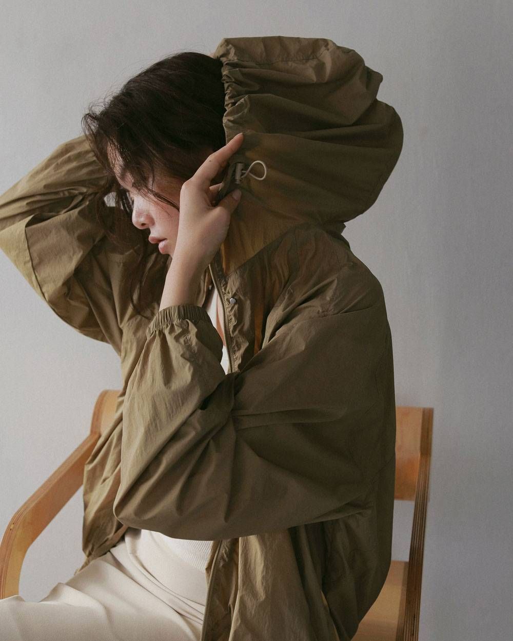シアートラックブルゾン (ベージュ) Sheer Track Blouson (Beige) / 27SS