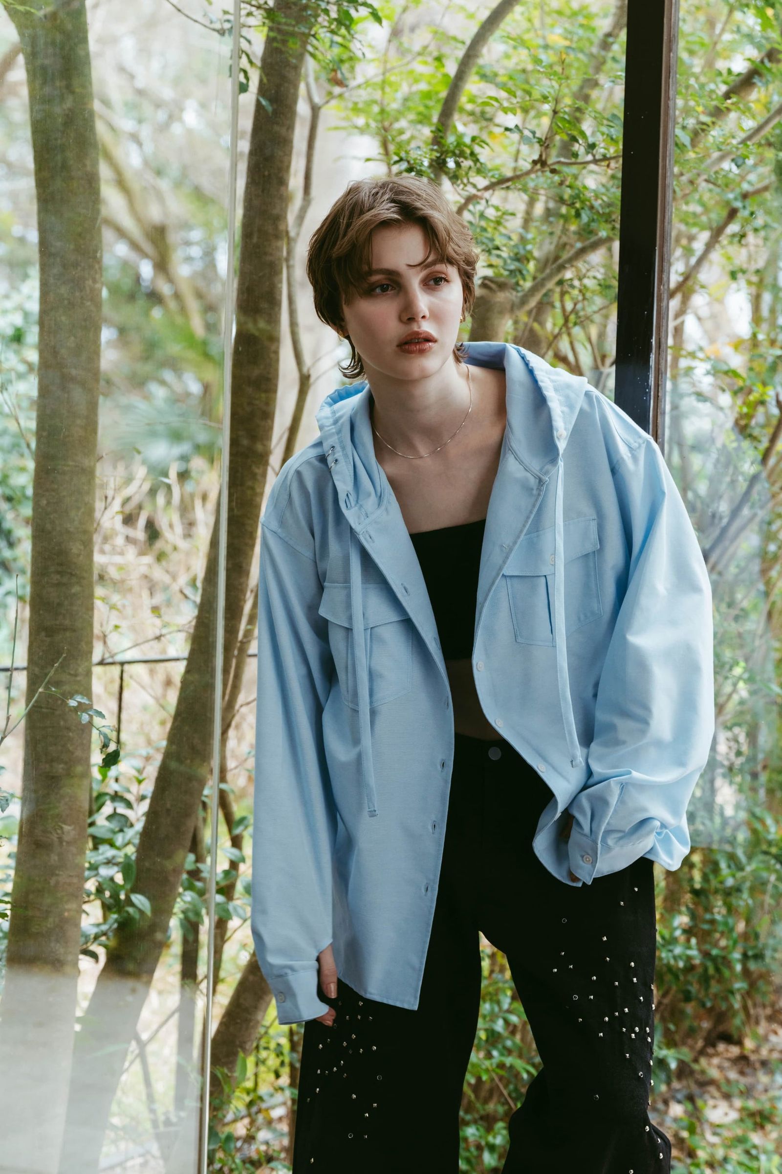 UVプロテクション フーディ (ブルー) UV protection hoodie(unisex) (Blue) /  26SS